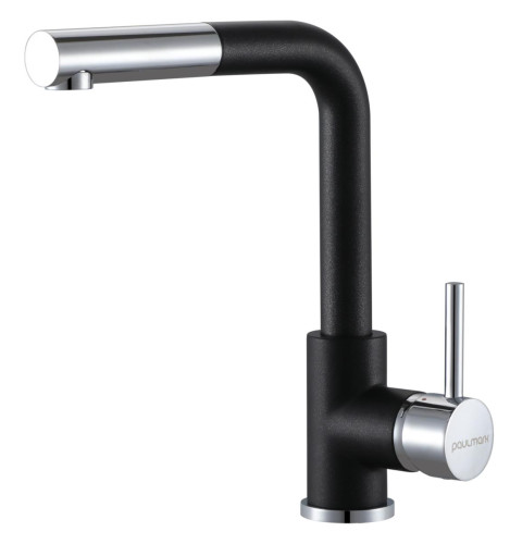 Paulmark Смеситель для кухни Kassel, черный металлик, Ka214311-418