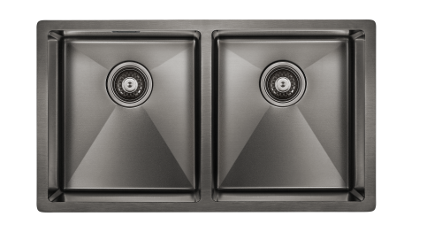 Paulmark Мойка нерж. сталь AISI304 DOPPLET, PM507844-GM, вороненая сталь, 780х440мм Paulmark Мойка нерж. сталь AISI304 DOPPLET, PM507844-GM, вороненая сталь, 780х440мм