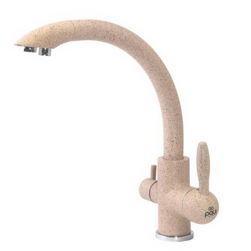 Paulmark Смеситель для кухни Essen, песок, две воды, Es213001-302