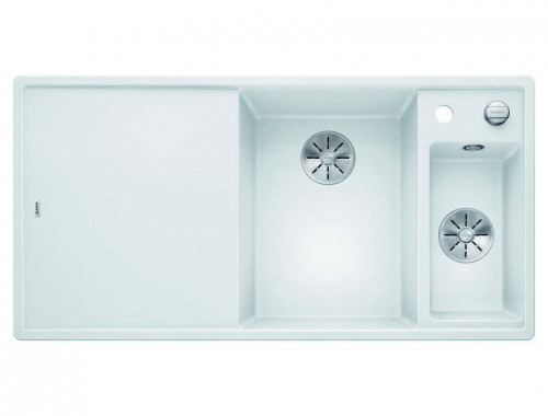 Blanco Axia III 6 S доска стекло чаша справа (белый)