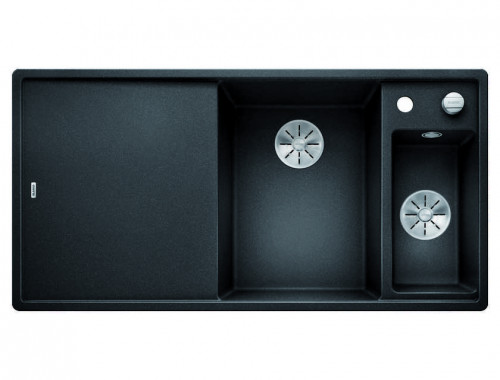 Blanco Axia III 6 S доска стекло чаша справа (антрацит)
