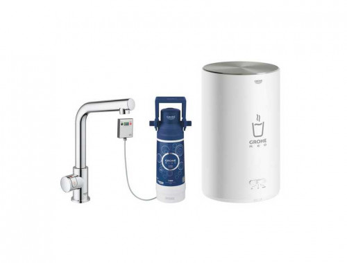 Grohe Grohe Red II Mono вертикальный вентиль + бойлер (хром)