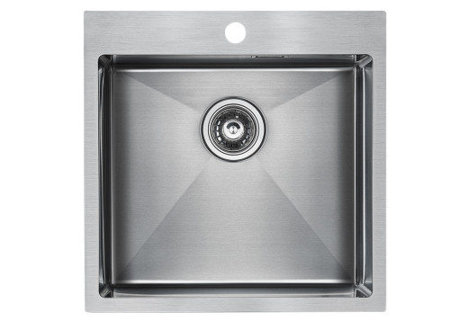 Paulmark Мойка нерж. сталь AISI304 VELTEN, PM905151-BS, брашированная нерж. сталь, 510х510мм