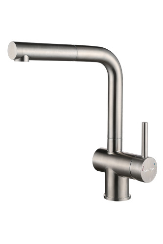 Paulmark Смеситель для кухни Dosse, нержавеющая сталь, Do214418-SS