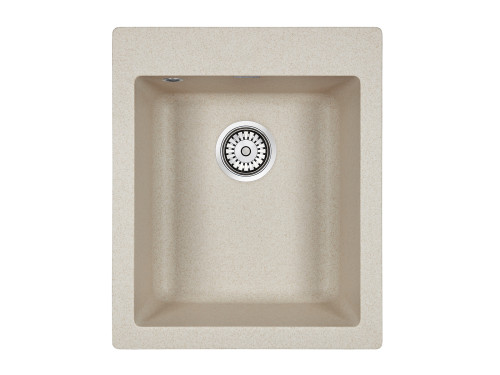 Paulmark Мойка кварцевая LEER, PM104249-BE, бежевый, 415х490 мм