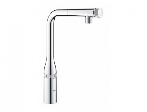 Grohe Essence Smart Control с выдвижным L-образным изливом (хром)