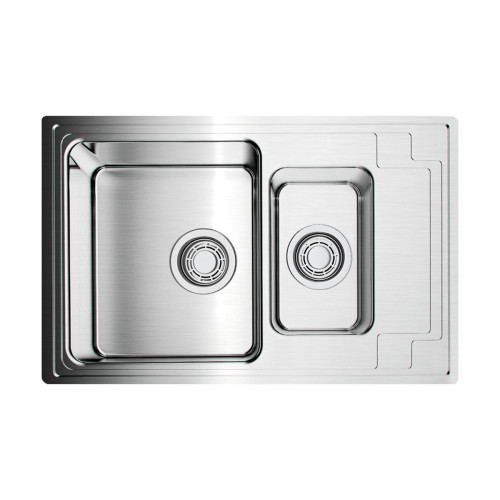 Omoikiri Mizu 78-2-IN нерж.сталь/нержавеющая сталь Omoikiri Mizu 78-2-IN нерж.сталь/нержавеющая сталь