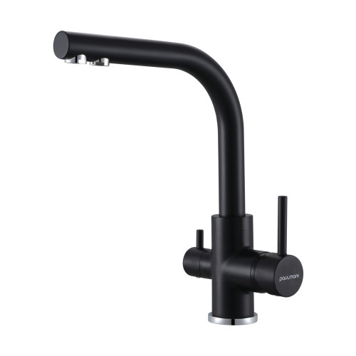 Paulmark Смеситель для кухни ESSEN, антрацит полностью, 213011-401TB