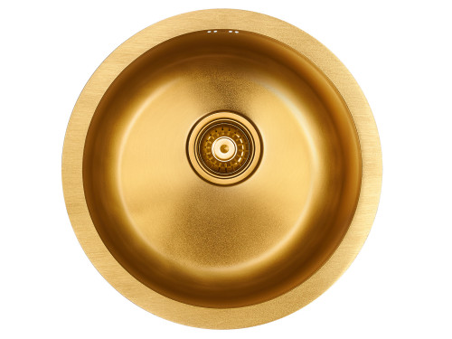 Paulmark Мойка нерж. Сталь  AISI304 WERRA, PM404646-BG, брашированная нерж. сталь, D460мм Paulmark Мойка нерж. Сталь  AISI304 WERRA, PM404646-BG, брашированная нерж. сталь, D460мм