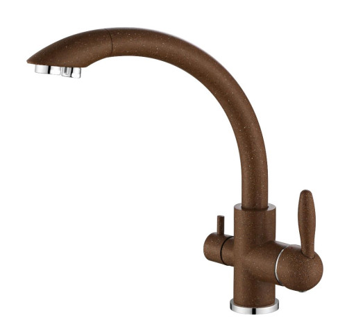 Paulmark Смеситель для кухни Essen, терракот, две воды, Es213001-307