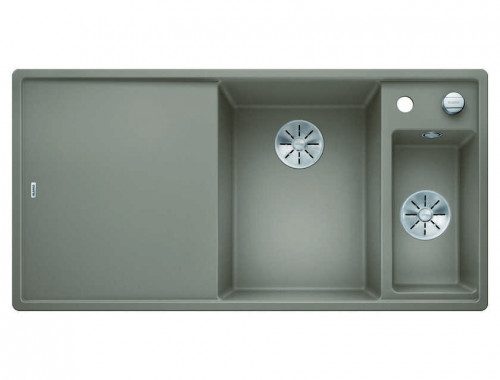 Blanco Axia III 6 S доска стекло чаша справа (серый бежевый)