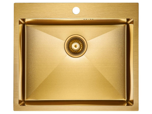 Paulmark Мойка нерж. сталь BRIM, PM215951-BG, брашированное золото, 590х510мм Paulmark Мойка нерж. сталь BRIM, PM215951-BG, брашированное золото, 590х510мм