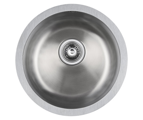 Paulmark Мойка нерж. Сталь AISI304 WERRA, PM404646-BS, брашированная нерж. сталь, D460мм Paulmark Мойка нерж. Сталь AISI304 WERRA, PM404646-BS, брашированная нерж. сталь, D460мм