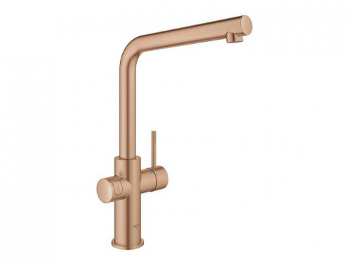 Grohe Grohe Red II Duo смеситель средний излив + бойлер (золото, матовая)