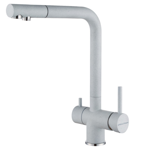 Paulmark Смеситель для кухни SKALEN, серый , 213020-310