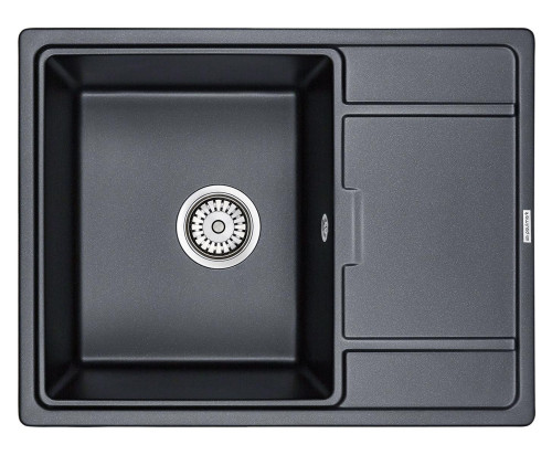 Paulmark Мойка кварцевая WEIMAR, PM216550-BLM, черный металлик, 650х500 мм Paulmark Мойка кварцевая WEIMAR, PM216550-BLM, черный металлик, 650х500 мм