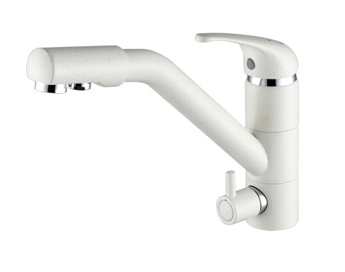 Paulmark Смеситель для кухни HESSEN, белый, He213017-331