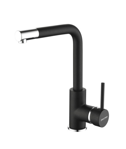 Paulmark Смеситель для кухни HONNER, Ho212018-418. Чёрный металлик