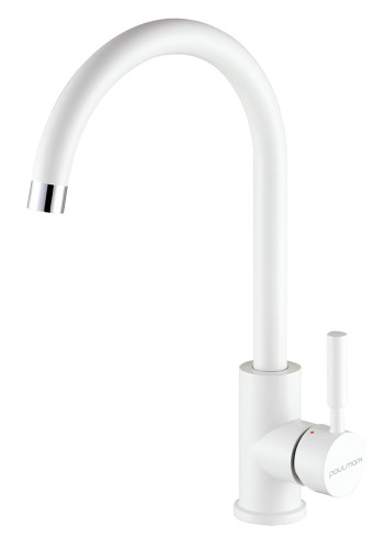 Paulmark Смеситель для кухни Holstein, белый матовый, Ho212063-431