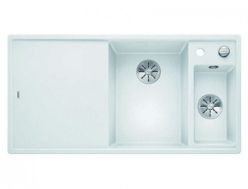 Blanco Axia III 6 S-F доска ясень чаша справа (белый) Blanco Axia III 6 S-F доска ясень чаша справа (белый)