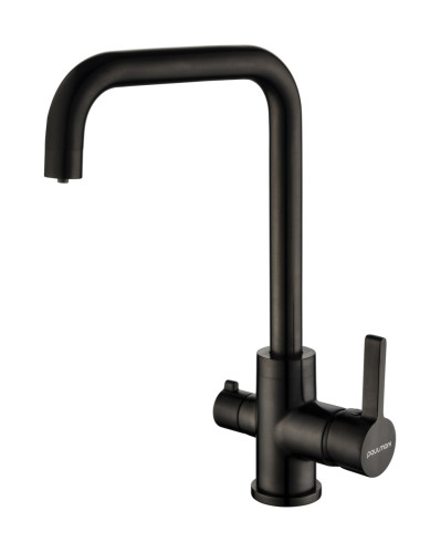 Paulmark Смеситель для кухни LOGAS, Lo213021-GM, Вороненая сталь,Paulmark