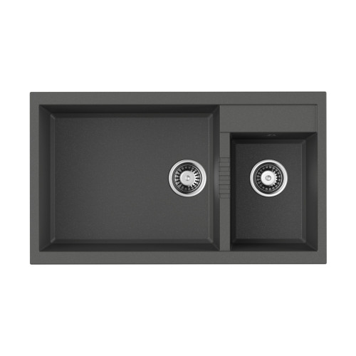 Omoikiri Tedori 86-2-LB-PL Tetogranit/платина Omoikiri Tedori 86-2-LB-PL Tetogranit/платина