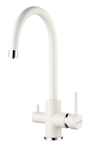 Paulmark Смеситель для кухни ESSEN, белый, 213211-331