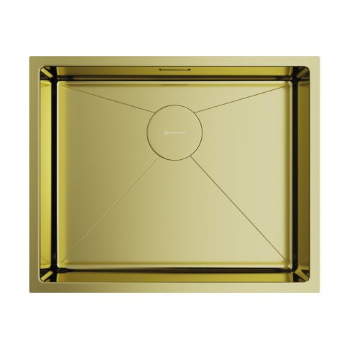 Omoikiri Taki 54-U/IF-LG нерж.сталь/светлое золото