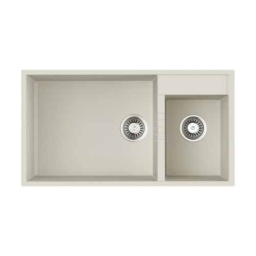 Omoikiri Tedori 85-2-U-PL Tetogranit/платина Omoikiri Tedori 85-2-U-PL Tetogranit/платина