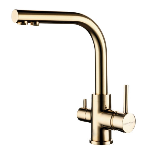 Paulmark Смеситель для кухни ESSEN, золото, 213011-G