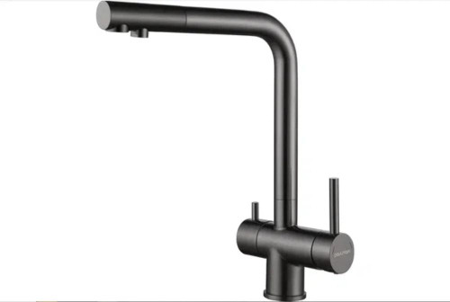 Paulmark Смеситель для кухни SKALEN, вороненая сталь, 213020-GM