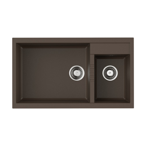 Omoikiri Tedori 86-2-LB-DC Tetogranit/темный шоколад Omoikiri Tedori 86-2-LB-DC Tetogranit/темный шоколад