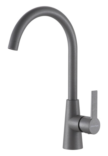 Paulmark Смеситель для кухни Holstein, серый металлик, 212065-402