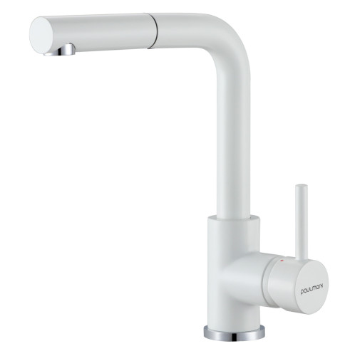 Paulmark Смеситель для кухни Kassel, белый матовый полностью, Ka214311-431TW