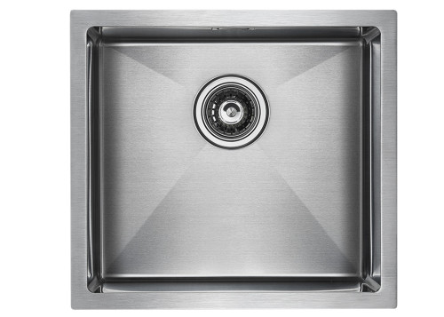 Paulmark Мойка нерж. сталь AISI304 WESER, PM804844-BS, брашированная нерж.сталь, 480х440мм Paulmark Мойка нерж. сталь AISI304 WESER, PM804844-BS, брашированная нерж.сталь, 480х440мм