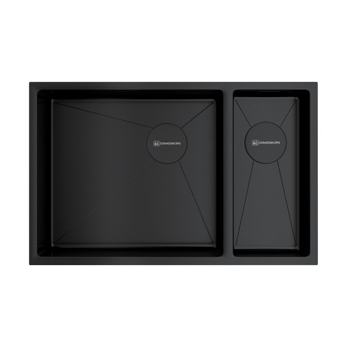 Omoikiri Taki 69-2-U/IF-GB-L Side нерж.сталь/графит Omoikiri Taki 69-2-U/IF-GB-L Side нерж.сталь/графит