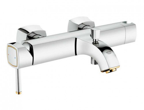Grohe Grandera настенный монтаж, для ванны с душем (золото) Grohe Grandera настенный монтаж, для ванны с душем (золото)
