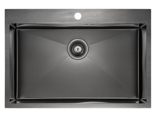 Paulmark Мойка нерж. сталь VAST, PM217551-GM, вороненая сталь, 750х510мм Paulmark Мойка нерж. сталь VAST, PM217551-GM, вороненая сталь, 750х510мм