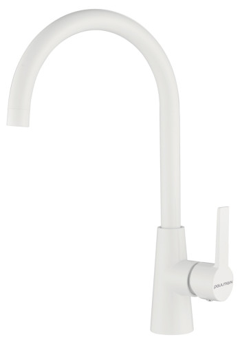 Paulmark Смеситель для кухни Holstein, белый матовый, Ho212065-431