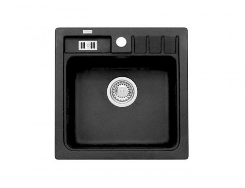 Alveus NIAGARA 20 GRANITAL CARBON-G91 465x465x180;1x с сифоном 1105419
