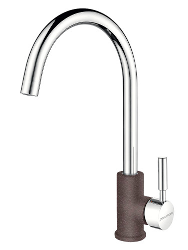Paulmark Смеситель для кухни Holstein, кофе-хром, Ho212063-COCR