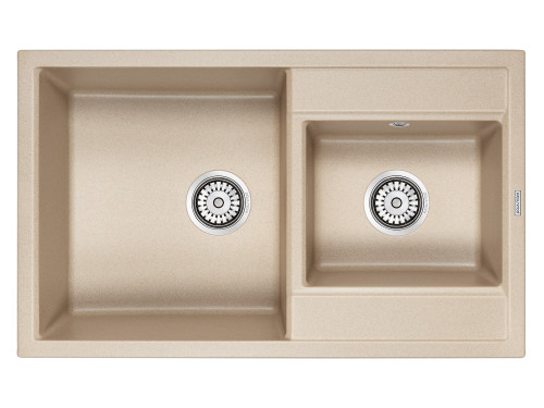 Paulmark Мойка кварцевая TANDEM, PM238250-QU, кварц, 820х500 мм