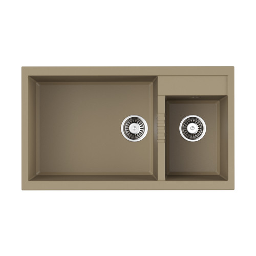 Omoikiri Tedori 86-2-LB-CH Tetogranit/шампань Omoikiri Tedori 86-2-LB-CH Tetogranit/шампань