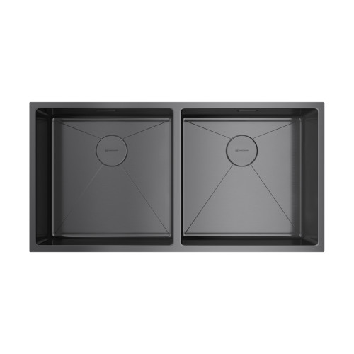 Omoikiri Taki 86-2-U/IF-GM нерж.сталь/вороненая сталь Omoikiri Taki 86-2-U/IF-GM нерж.сталь/вороненая сталь