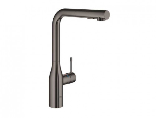 Grohe Essence New выдвижной излив (черный, глянец)