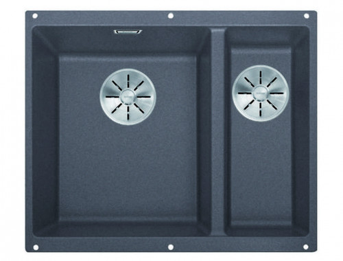 Blanco Subline 340/160-U (чаша слева) (темная скала)