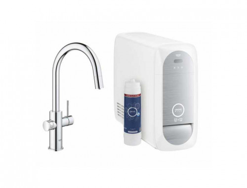 Grohe Blue Home стартовый комплект выдвижной C-излив (хром)