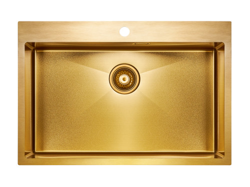 Paulmark Мойка нерж. Сталь AISI304 SAAR, PM807551-BG, брашированнОЕ ЗОЛОТО, 750х510мм Paulmark Мойка нерж. Сталь AISI304 SAAR, PM807551-BG, брашированнОЕ ЗОЛОТО, 750х510мм