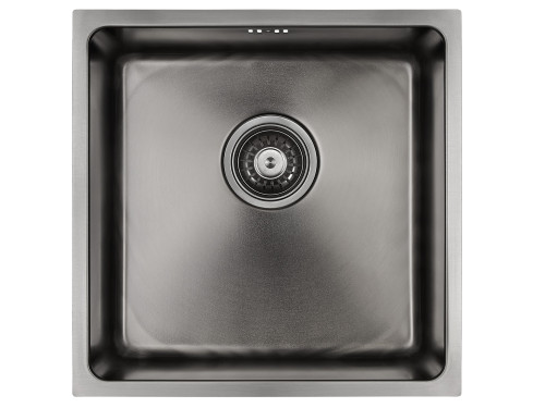 Paulmark Мойка нерж. сталь  AISI304 LASSAN, PM304444-GM, вороненая сталь, 440х440мм Paulmark Мойка нерж. сталь  AISI304 LASSAN, PM304444-GM, вороненая сталь, 440х440мм