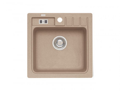 Alveus NIAGARA 20 GRANITAL BEIGE-G55 465x465x180;1x с сифоном 1105419